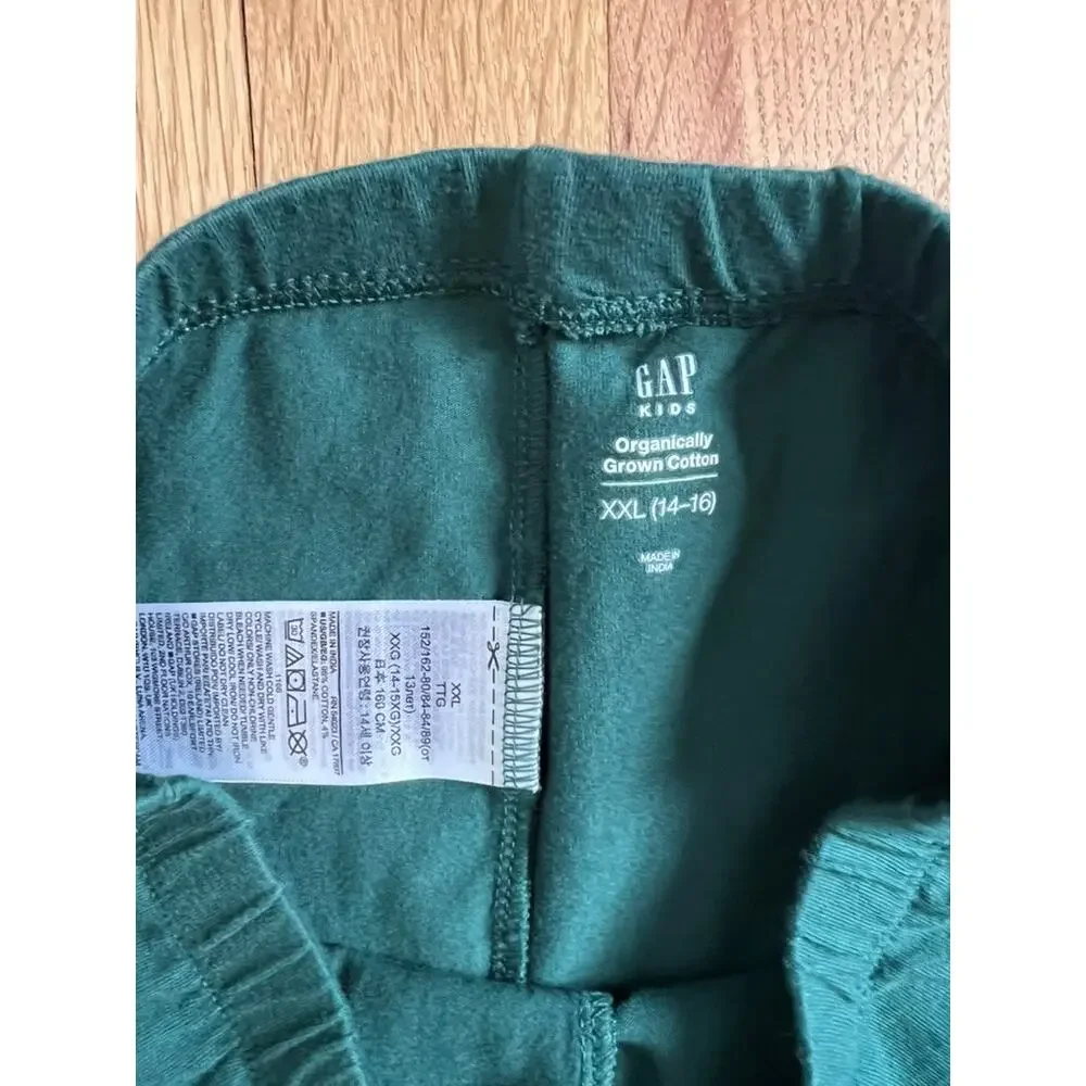 Gap Forest Green Organic Cotton Leggings (size XXL 14-16)